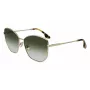 Victoria Beckham VB225S-700 Women's Sunglasses Gold Metal Brown Gradient Pilot