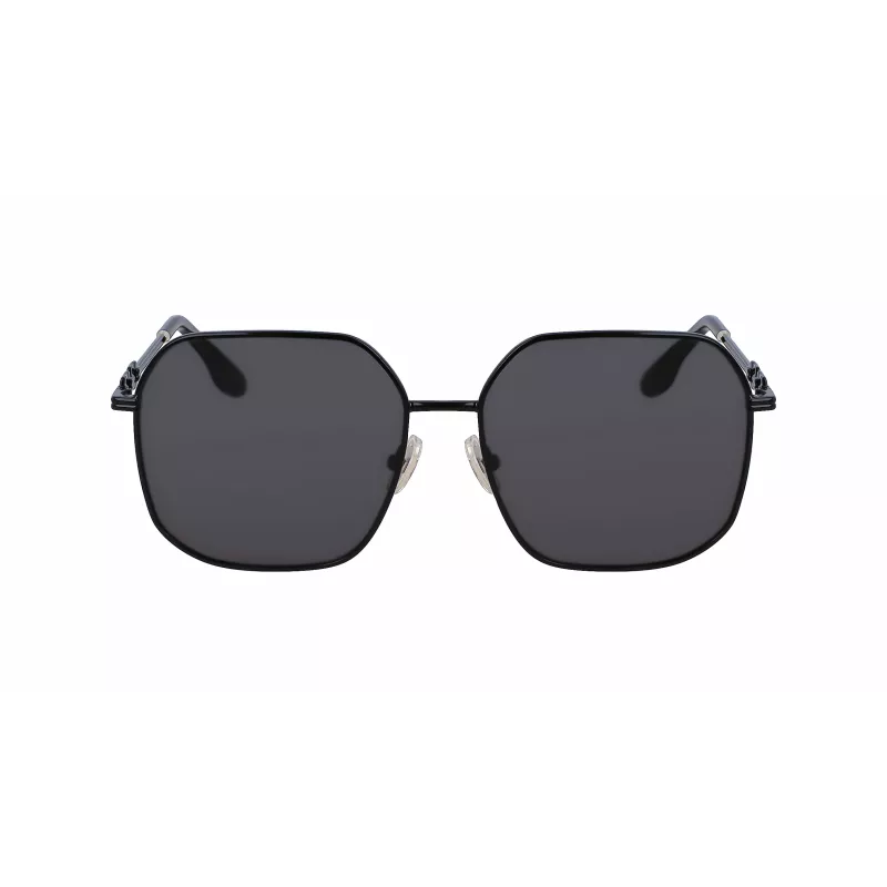 Victoria Beckham VB232S-001 Women's Sunglasses - Black Frame, Grey Gradient Lens, 58mm