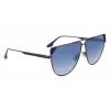 Victoria Beckham VB239S6309319 Women's Oversized Square Sunglasses Black Acetate Grey Gradient Lens 63mm