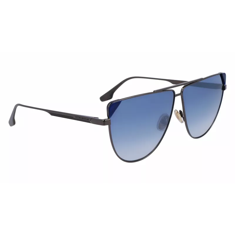 Victoria Beckham VB239S6309319 Women's Oversized Square Sunglasses Black Acetate Grey Gradient Lens 63mm