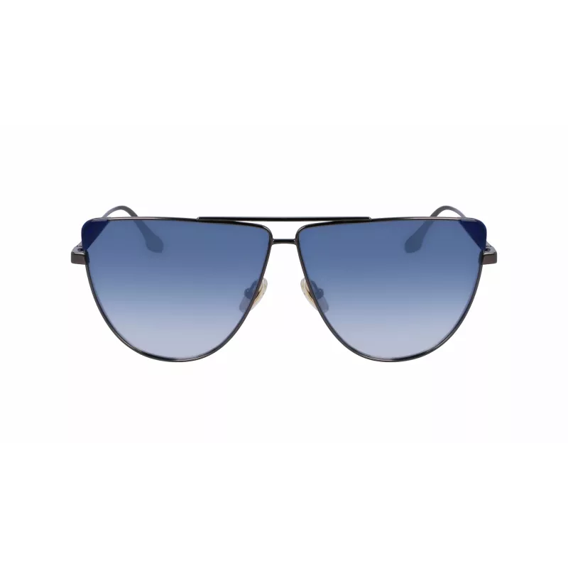 Victoria Beckham VB239S6309319 Women's Oversized Square Sunglasses Black Acetate Grey Gradient Lens 63mm