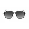 Victoria Beckham VB243S Women's Sunglasses, Shiny Black Frame, Grey Lenses, 57/13/140 mm