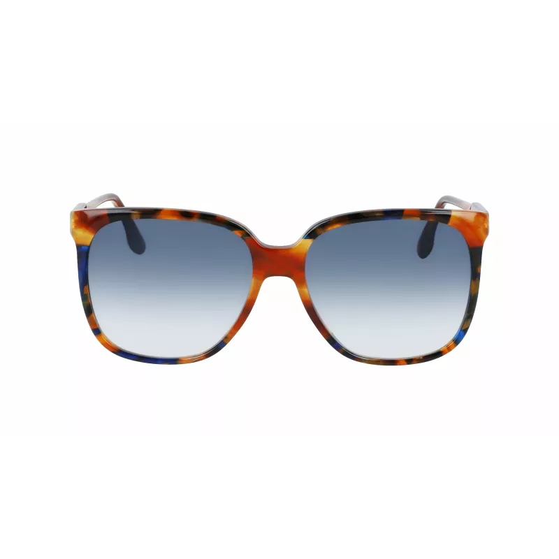 Victoria Beckham VB610SCB-212 Women's Sunglasses Havana Acetate Butterfly Frame Brown Gradient Lens 59mm