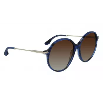Victoria Beckham VB632S-419 Women's Sunglasses Havana Blue Gradient 58mm
