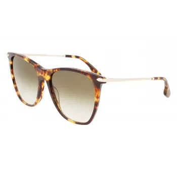 Victoria Beckham VB636S-221 Women's Sunglasses Havana Brown 58mm