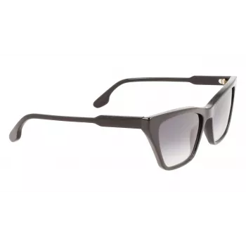 Victoria Beckham VB638S-001 Women's Square Sunglasses Black/Grey 55/17/140 mm