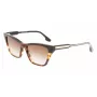 Victoria Beckham VB638S-005 Women's Square Acetate Sunglasses - Black Frame Grey Gradient Lens 55/17/140 mm