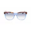 Victoria Beckham VB639S-418 Women's Oversized Square Sunglasses - Dark Blue Acetate Frame with Grey Gradient Lenses