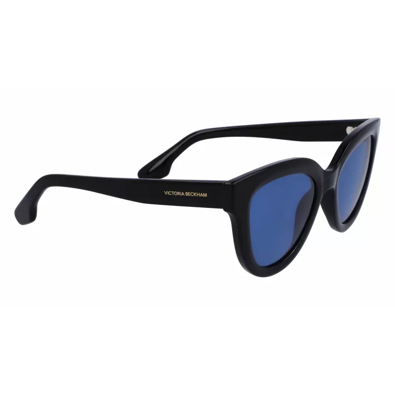 Victoria Beckham VB649S-001 Women's Sunglasses - Black Acetate Frame, Grey Polycarbonate Lenses, 52mm