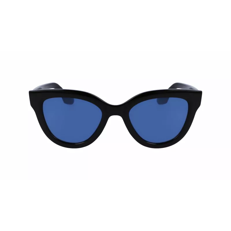 Victoria Beckham VB649S-001 Women's Sunglasses - Black Acetate Frame, Grey Polycarbonate Lenses, 52mm