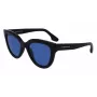 Victoria Beckham VB649S-001 Women's Sunglasses - Black Acetate Frame, Grey Polycarbonate Lenses, 52mm