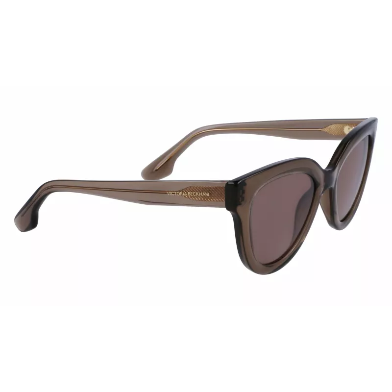 Victoria Beckham VB649S-303 Women's Cat Eye Sunglasses Havana Brown Gradient 52mm