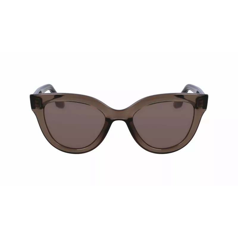 Victoria Beckham VB649S-303 Women's Cat Eye Sunglasses Havana Brown Gradient 52mm