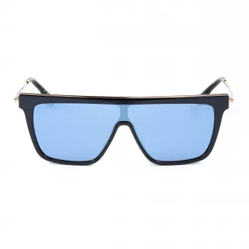 Victoria Beckham VB650S5319003 Women's Square Acetate Sunglasses, Black/Grey, 53/19/140 mm