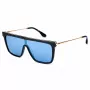 Victoria Beckham VB650S5319003 Women's Square Acetate Sunglasses, Black/Grey, 53/19/140 mm