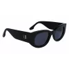 Victoria Beckham VB654S5022001 Women's Sunglasses - Black Frame, Grey Lens, 50mm