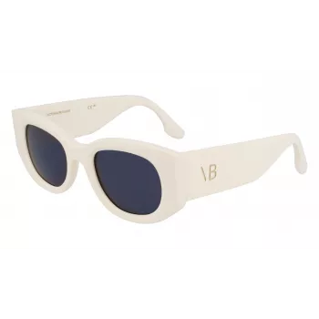 Victoria Beckham VB654S5022103 Women's Sunglasses - Black Acetate Frame, Grey Polycarbonate Lenses, 50mm