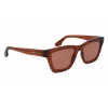 Victoria Beckham VB656S-203 Women's Sunglasses - Brown Havana Acetate Frame with Brown Gradient Lens - 52mm