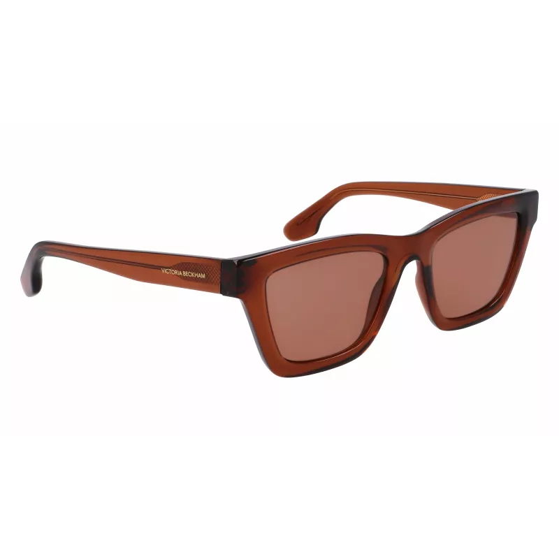 Victoria Beckham VB656S-203 Women's Sunglasses - Brown Havana Acetate Frame with Brown Gradient Lens - 52mm