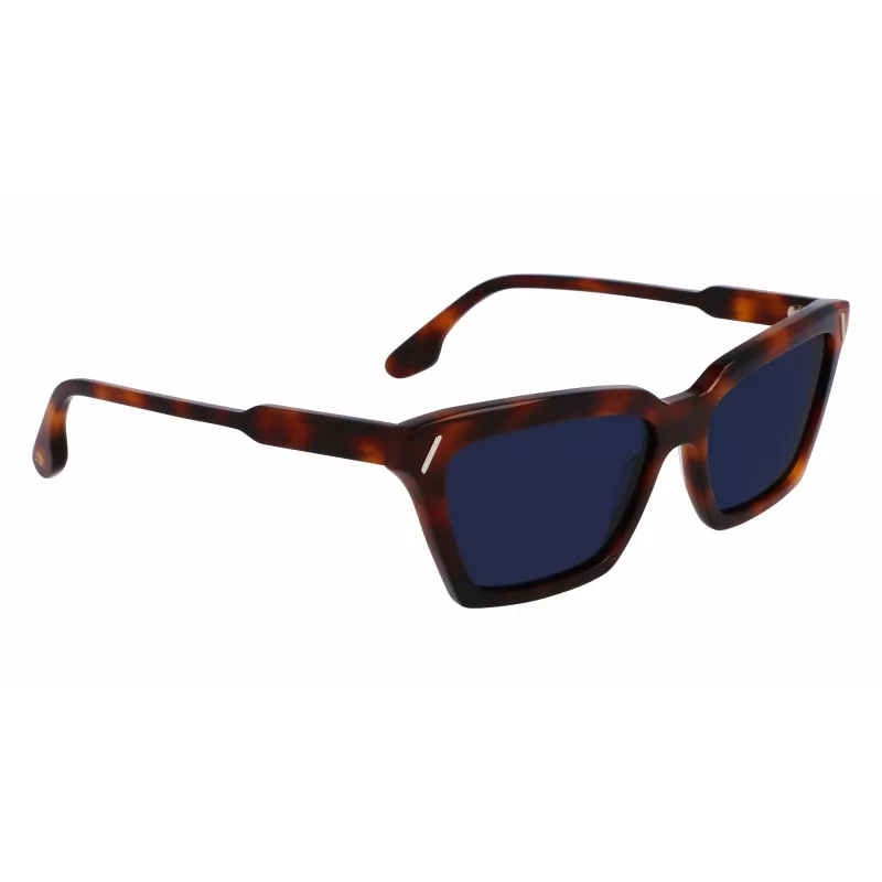 Victoria Beckham VB661S-215 Women's Square Acetate Sunglasses Havana Brown Gradient 57mm