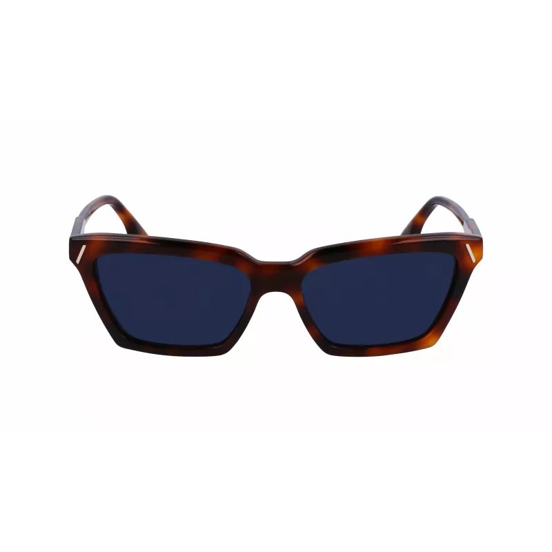 Victoria Beckham VB661S-215 Women's Square Acetate Sunglasses Havana Brown Gradient 57mm