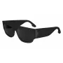 Victoria Beckham VB666S5516001 Women's Square Sunglasses - Black Acetate Frame, Black Polycarbonate Lenses, 55/16/145 mm