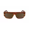 Victoria Beckham VB666S5516223 Women's Square Sunglasses - Brown Havana Acetate Frame with Brown Gradient Lenses - 55/16/145 mm
