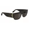 Victoria Beckham VB666S5516321 Women's Oversized Square Sunglasses Havana Brown Gradient 55mm