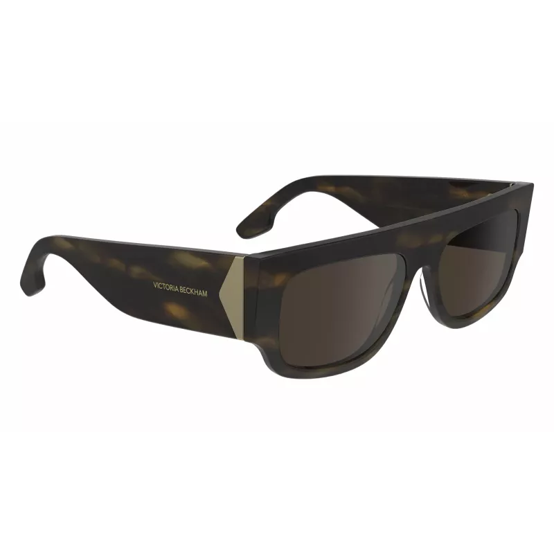 Victoria Beckham VB666S5516321 Women's Oversized Square Sunglasses Havana Brown Gradient 55mm