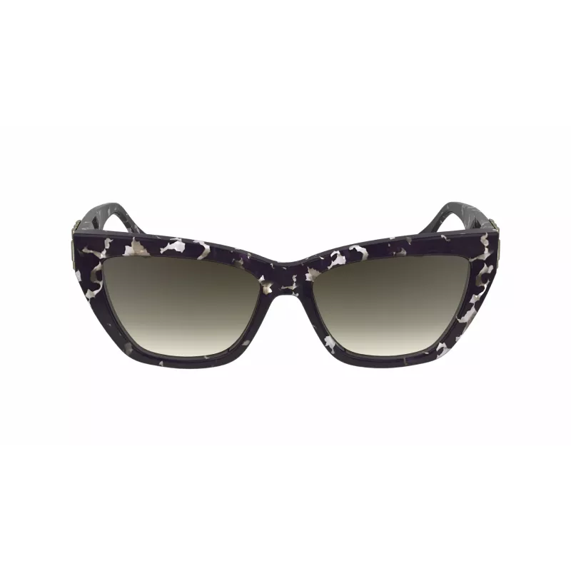 Victoria Beckham VB668S5516010 Women's Square Sunglasses - Black Acetate Frame, Grey CR-39 Lens, 55mm