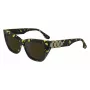 Victoria Beckham VB668S5516012 Women's Square Sunglasses Black Acetate Grey Lens 55/16/145 mm