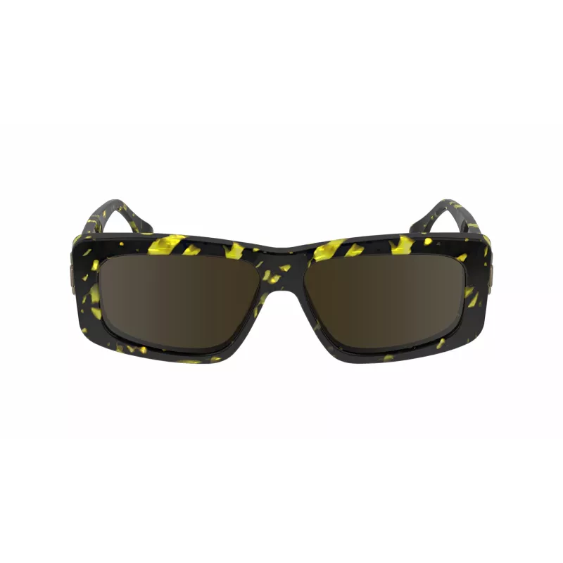 Victoria Beckham VB669S5513012 Women's Square Acetate Sunglasses - Black/Grey - 55/13/145 mm