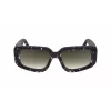 Victoria Beckham VB670S-010 Women's Oversized Square Sunglasses Black Acetate Grey Lens 54mm