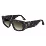 Victoria Beckham VB670S-010 Women's Oversized Square Sunglasses Black Acetate Grey Lens 54mm