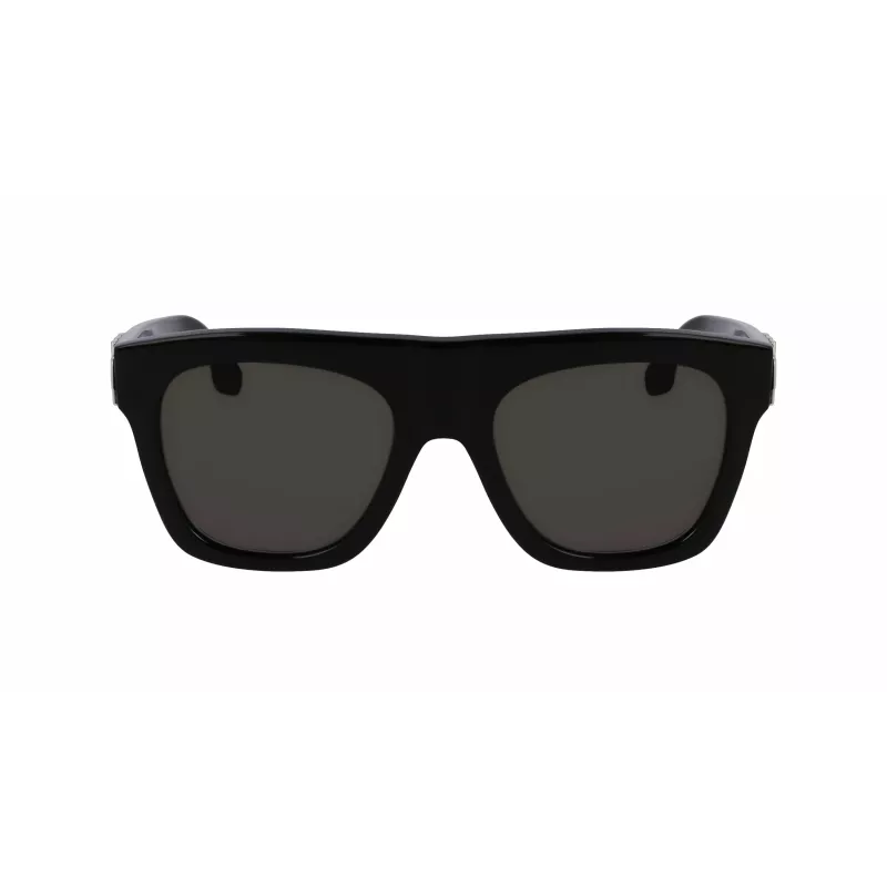 Victoria Beckham VB675S5220001 Women's Sunglasses - Black Acetate Frame, Grey Polycarbonate Lenses, 52mm