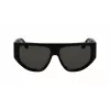 Victoria Beckham VB676S 5514001 Women's Square Sunglasses Black Acetate Dark Grey Lens 55/14/145 mm UV400