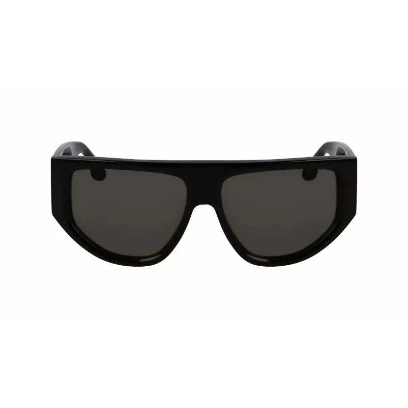 Victoria Beckham VB676S 5514001 Women's Square Sunglasses Black Acetate Dark Grey Lens 55/14/145 mm UV400