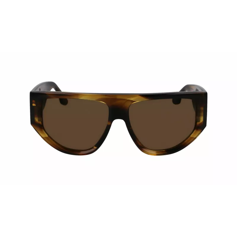 Victoria Beckham VB676S Women's Sunglasses - Havana Brown Acetate Frame with Brown Gradient Lenses - 55/14/145 mm