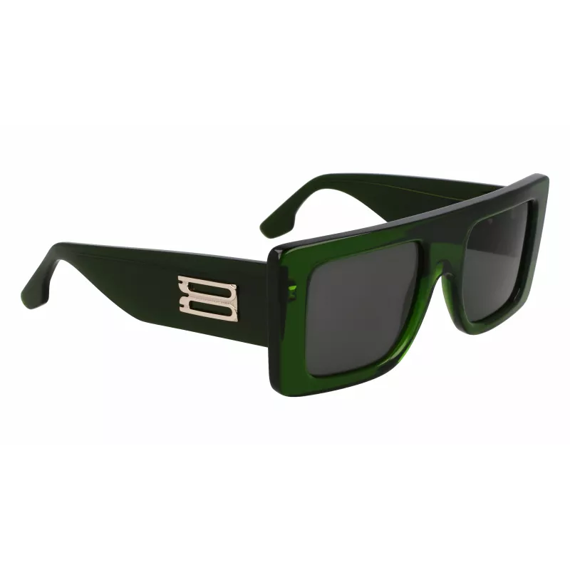 Victoria Beckham VB677S5122302 Women's Sunglasses - Black Acetate Frame, Grey Polycarbonate Lens - 51/22/145 mm