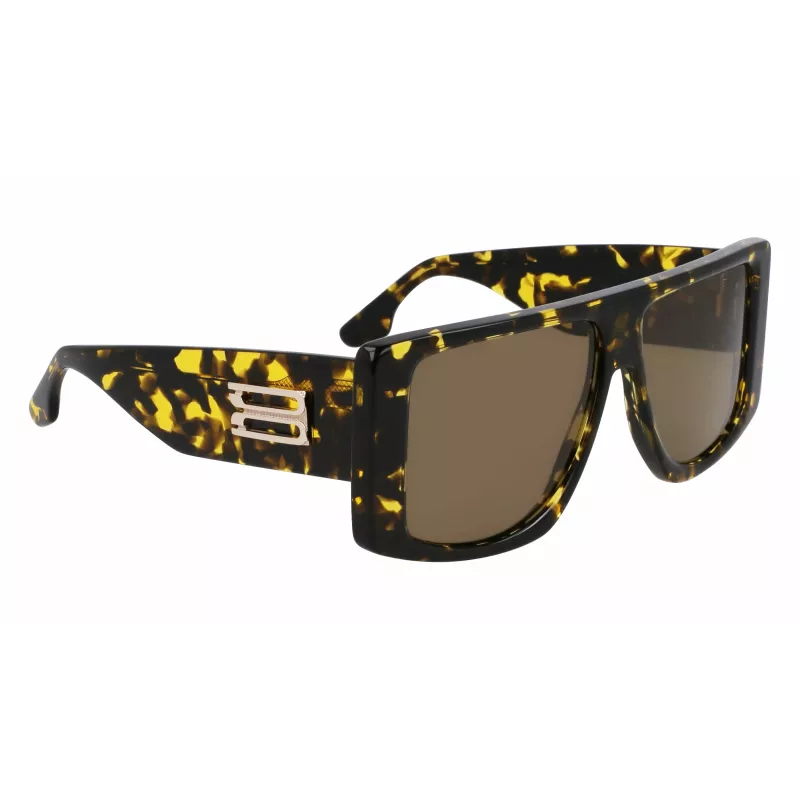 Victoria Beckham VB678S5713012 Women's Sunglasses - Black Frame, Dark Grey Gradient Lens - 57/13/145 mm