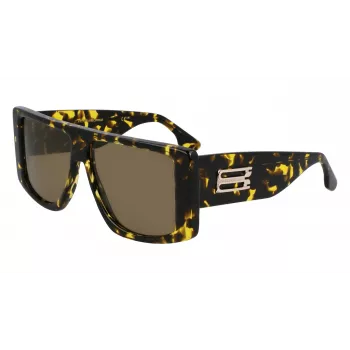 Victoria Beckham VB678S5713012 Women's Sunglasses - Black Frame, Dark Grey Gradient Lens - 57/13/145 mm