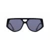 Victoria Beckham VB681S5815001 Women's Square Sunglasses Black Acetate Frame Grey Lens 58mm