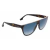 Victoria Beckham VB682S6113234 Women's Oversized Square Sunglasses Havana Brown Gradient