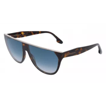 Victoria Beckham VB682S6113234 Women's Oversized Square Sunglasses Havana Brown Gradient