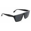 Victoria Beckham VB683S5812001 Women's Sunglasses - Black Acetate Frame, Grey Lens, 58mm