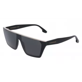 Victoria Beckham VB683S5812001 Women's Sunglasses - Black Acetate Frame, Grey Lens, 58mm