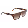 Victoria Beckham VB683S5812215 Women's Sunglasses - Black/Grey - 58/12/145 mm