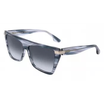 Victoria Beckham VB684S 5715035 Women's Square Sunglasses Havana Brown Gradient 57mm