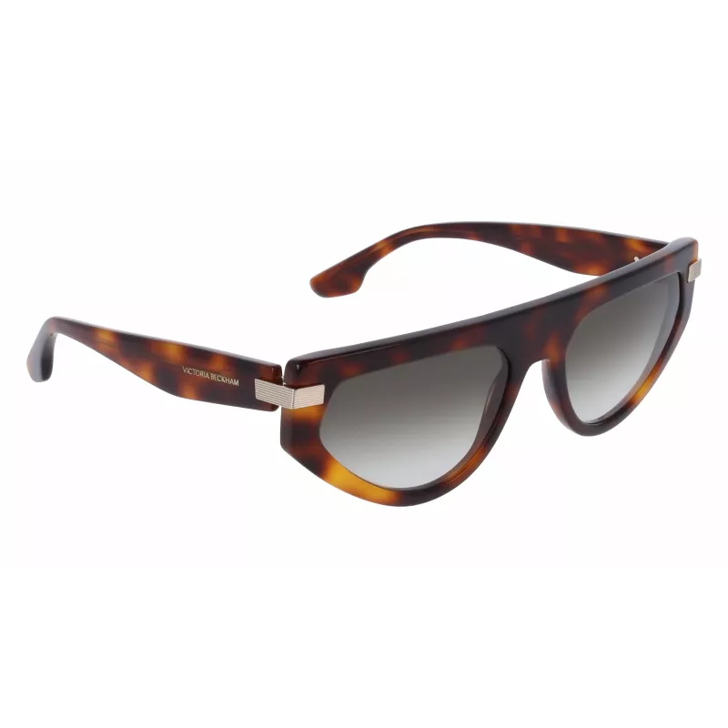 Victoria Beckham VB685S5618215 Women's Square Acetate Sunglasses Havana Brown Gradient 56/18/140