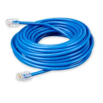 Victron Energy RJ45 UTP Cable 15m – Cat6 Gigabit Ethernet Patch Cable, Grey